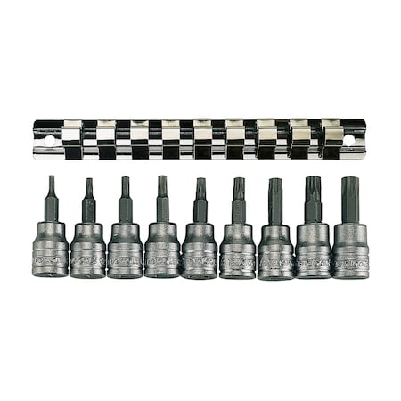 Teng Tools M3813TX - 9 Piece 3/8" Drive TX Socket Set M3813TX